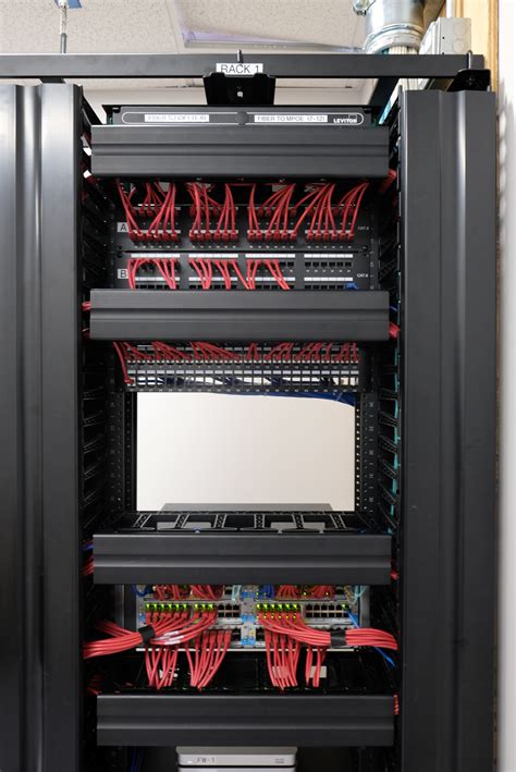 cable management in a cabinet